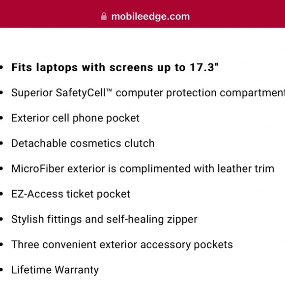 Mobile Edge Onxy Geneva Special Edition Laptop - Picture 13 of 15